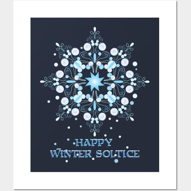 Winter Soltice Star Wall Art by emma17